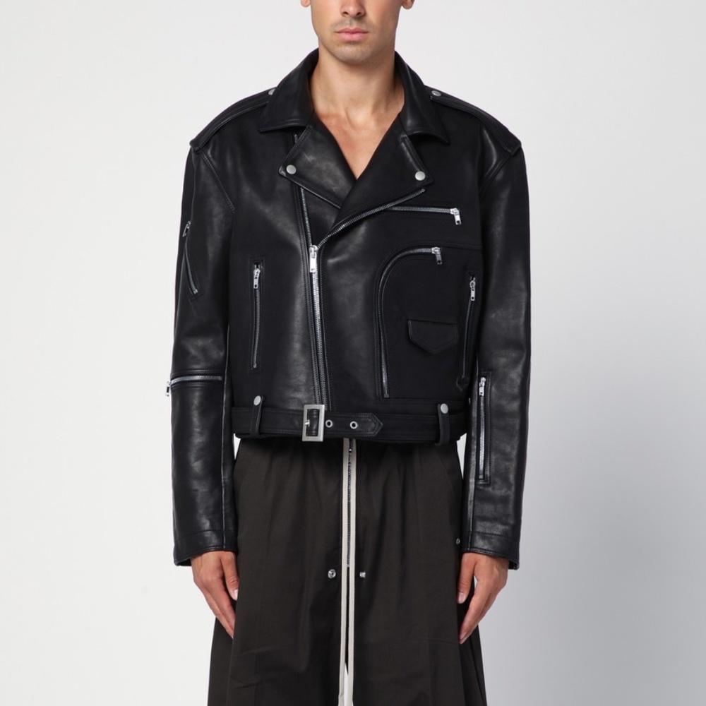 RICK OWENS BIKER JACKET - PORTERVILLE JACKETS - BRAND NEW